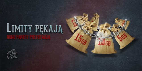 znosi limit na gromadzony Internet i wprowadza nowe pakiety