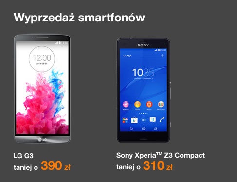 Wielka wyprzedaż smartfonów na Orange.pl