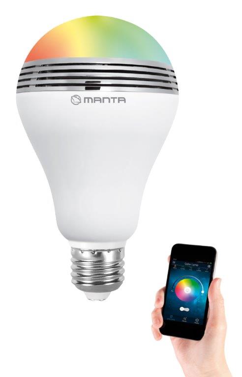 Manta Smart LED Bulb with BT Speaker DLB002 