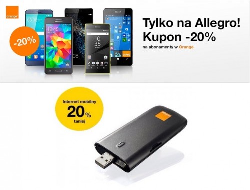 Orange - zniżka dla klientów Allegro