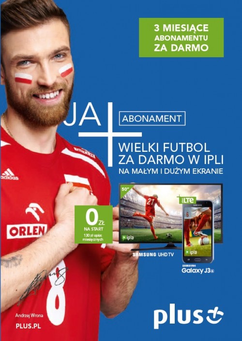 Plus JA+ Abonament - wielki futbol za darmo w IPLI