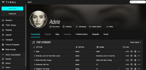 Album Adele - „25”, od 24 czerwca dostępny w TIDAL