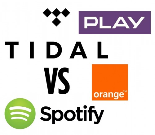 Orange i Spotify vs Play i TIDAL