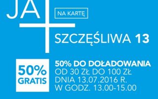 Tylko 13 lipca klienci Plusa otrzymaj? 50 proc. do do?adowania