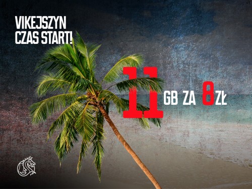 Mobile Vikings - 11 GB za 8 zł na wakacje