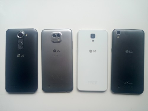 LG X mach, LG X cam i LG X screen i LG X power