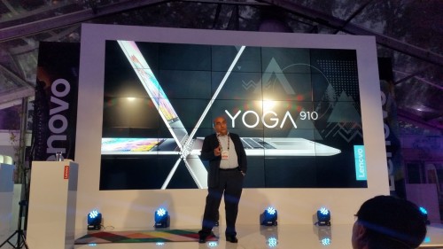 Gianfranco Lanci, Corporate President i Chief Operating Officer Lenovo zapowiada wprowadzenie Yoga Book do Polski