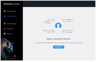 Bitdefender Asystent Rodzica jest w języku polskim