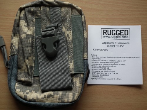 Organizer na smartfon, power bank itd RUGGED model PR150