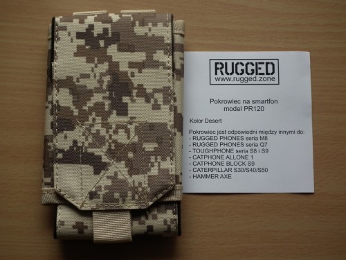 Pokrowiec na smartfon RUGGED model PR120