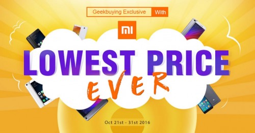 Geekbuying - Wyprzedaż smartfonów Xiaomi