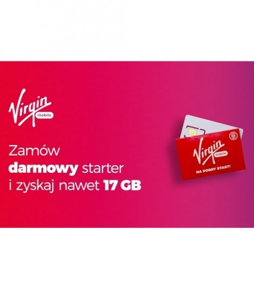 Virgin Mobile - darmowy starter z 17 GB