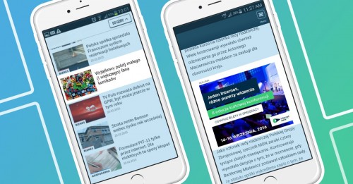 Przykłady formatów display i natywnych w ofercie mobile Netsprinta