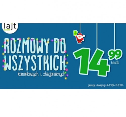 lajt mobile - promocja Mikołajkowa