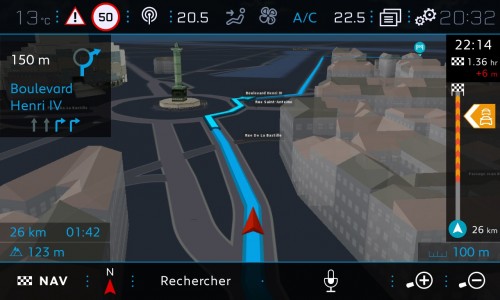 TomTom Peugeot i-Cockpit