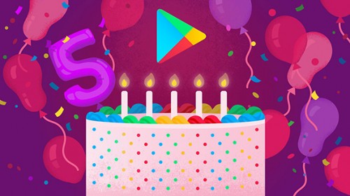 google play 5 urodziny