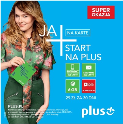 Plus JA+ Na Kartę - bez limitów