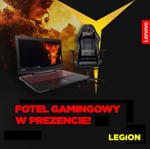 Legion Y720 z fotelem dla gracza