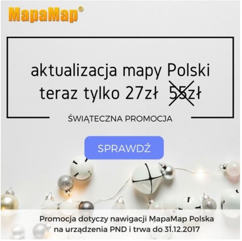 MapaMap - 50 proc. taniej na Święta