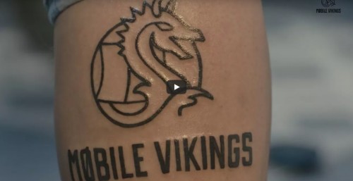 Mobile Vikings - tatuaż