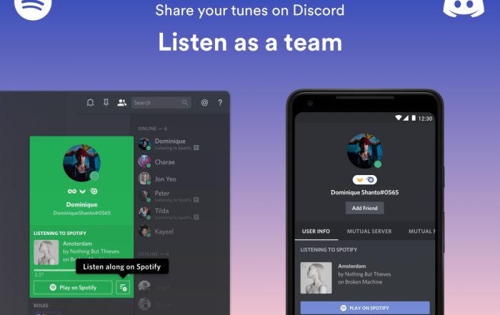 Spotify dostępne na Discord