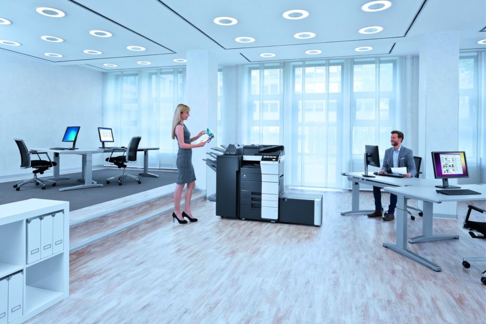 Zarzadzanie drukiem Konica Minolta