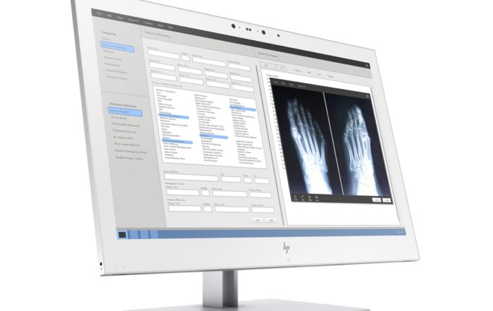 HP Healthcare Edition HC270cr Clinical Review Display FrontRight