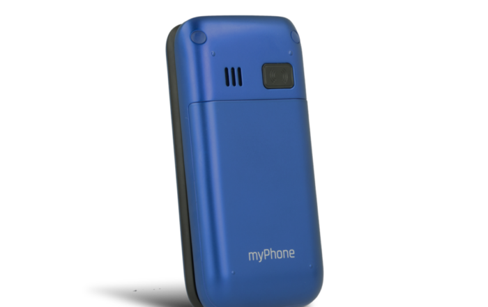 myphone FLIP 4 niebieski zamkniety ukos