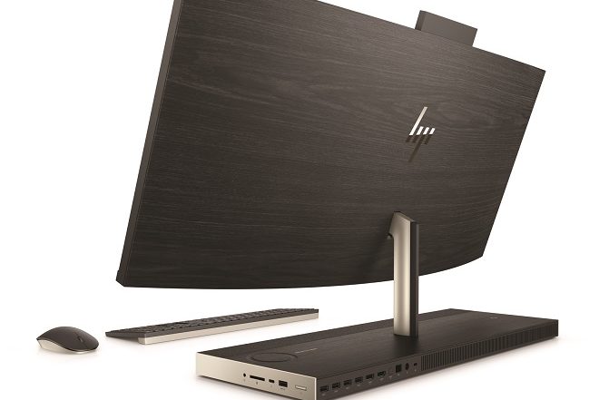 HP ENVY Curved AiO  Rearleft