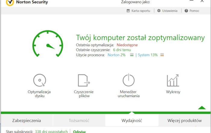 Norton Security wydajnosc