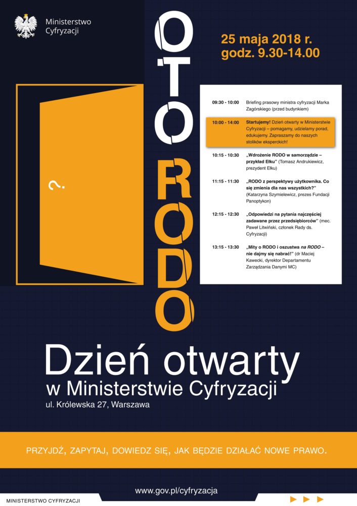 Oto RODO   plakat
