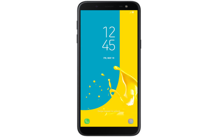 galaxy j6 front black