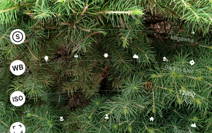 aparat ustawienia pro