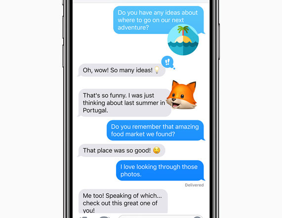 ios12 memoji chat