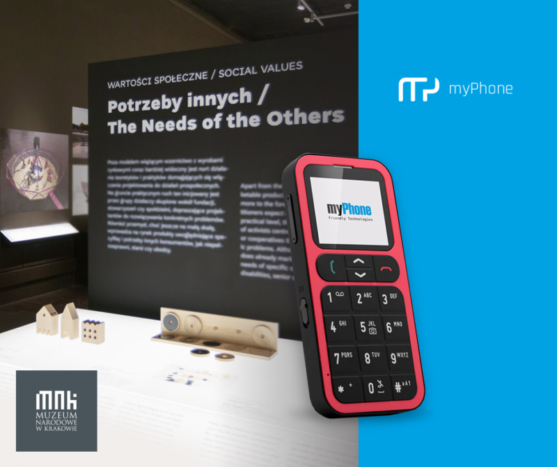 Wystawa Polski Dizajn po roku 1989 myPhone ONE