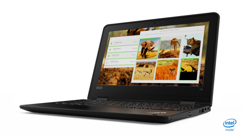 02 THINKPAD 11E CLAM Hero Front facing Left