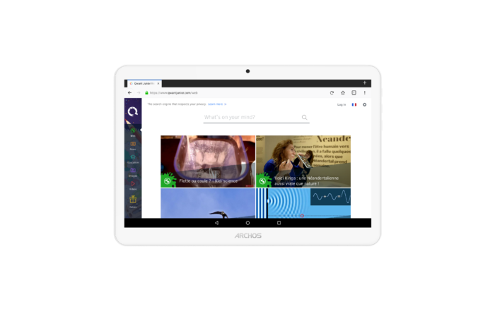 ARCHOS Access 101 3G front qwant