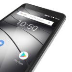 Gigaset GS180 silvergrey close up glass 5