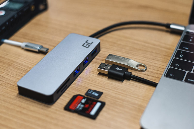 Green Cell hub USB 2