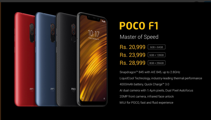Xiaomi POCO F1 3
