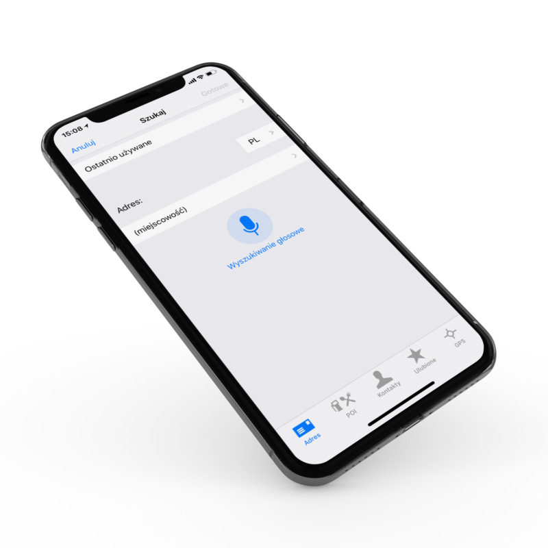 AutoMapa iOS voice