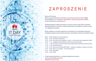 IT Day   Zaproszenie