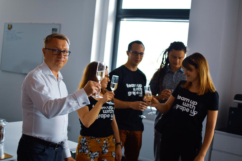Konrad Siatka CEO GrapeUp otwarcie biura