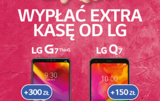 LG promocja z czekiem Blik