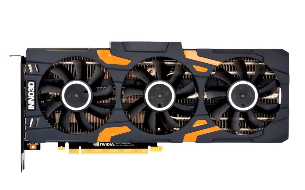 karta NVIDIA GeForce RTX 2080 potrójne chłodzenie
