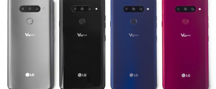 LG V40 ThinQ is announced with five cameras three at the back two at the front