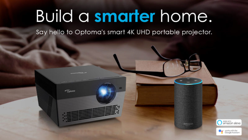 Optoma UHL55 – przenośny projektor 4K ze wsparciem dla Amazon Alexa i Asystenta Google