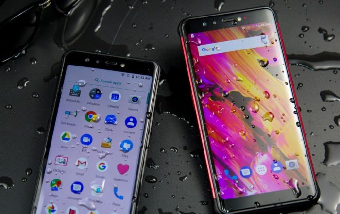 Smartfon V2 Pro ma wodoszczelną obudowę o stopniu ochrony IP68.