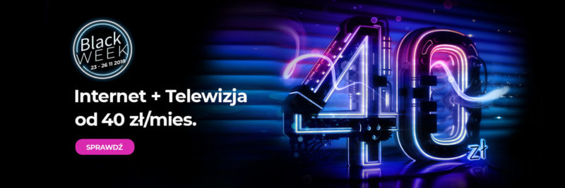 BLACK FRIDAY W NETII – PAKIET INTERNET Z TV ZA MNIEJ NIŻ 40 ZŁ! 1