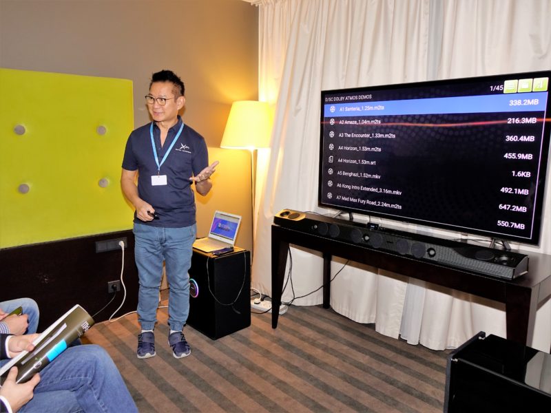 Europejska premiera Soundbara X-FI Sonic Carrier na Targach Audio Video Show 2018 1